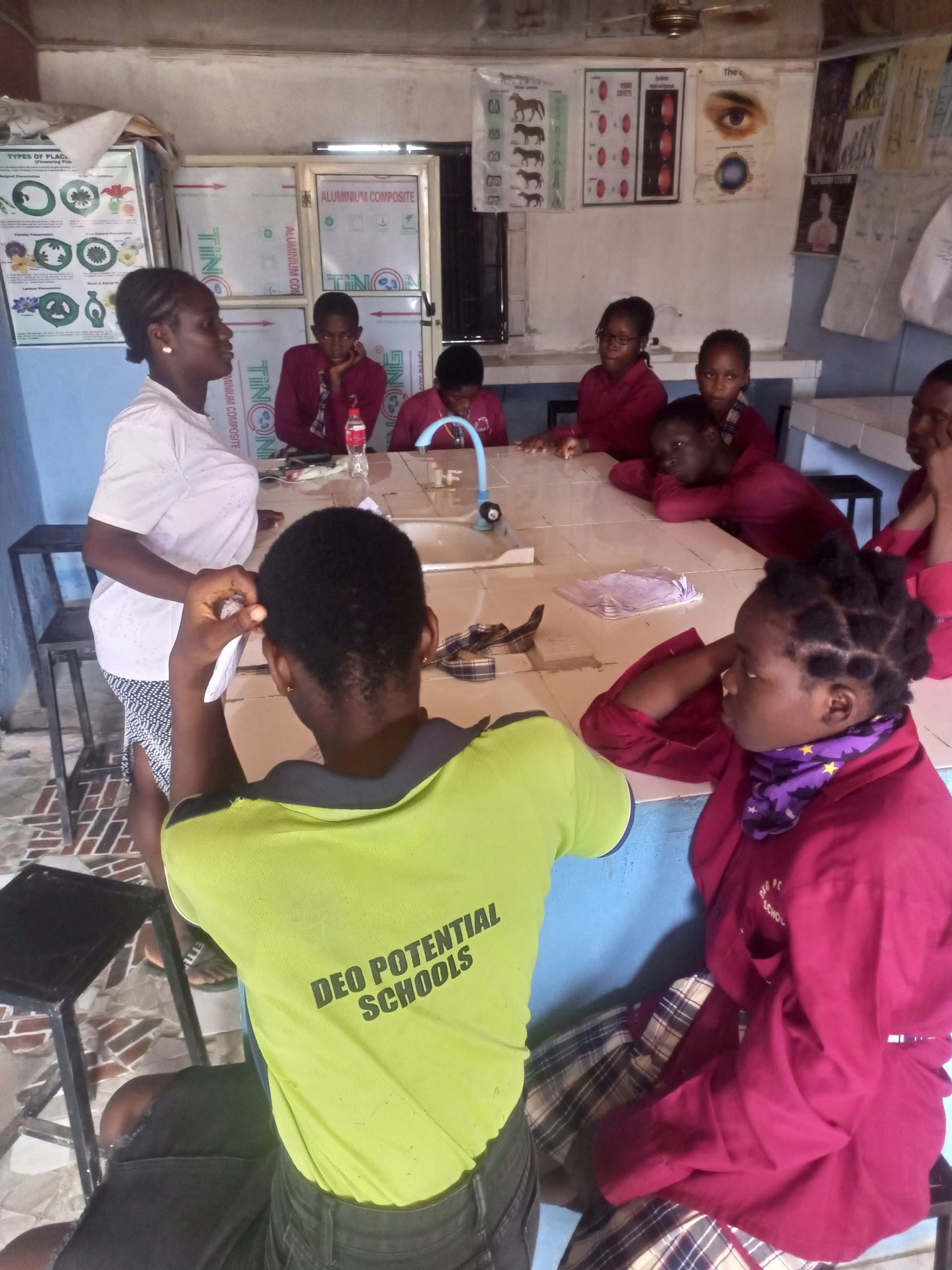 Students in the Science Lab